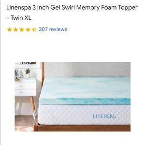College Dorm Essential- 3 in gel mattress topper
